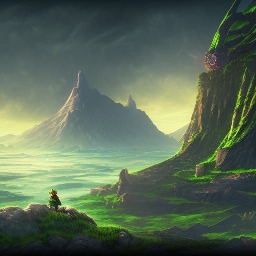 Zelda Meets Elden Ring: Fantasy Concept Art