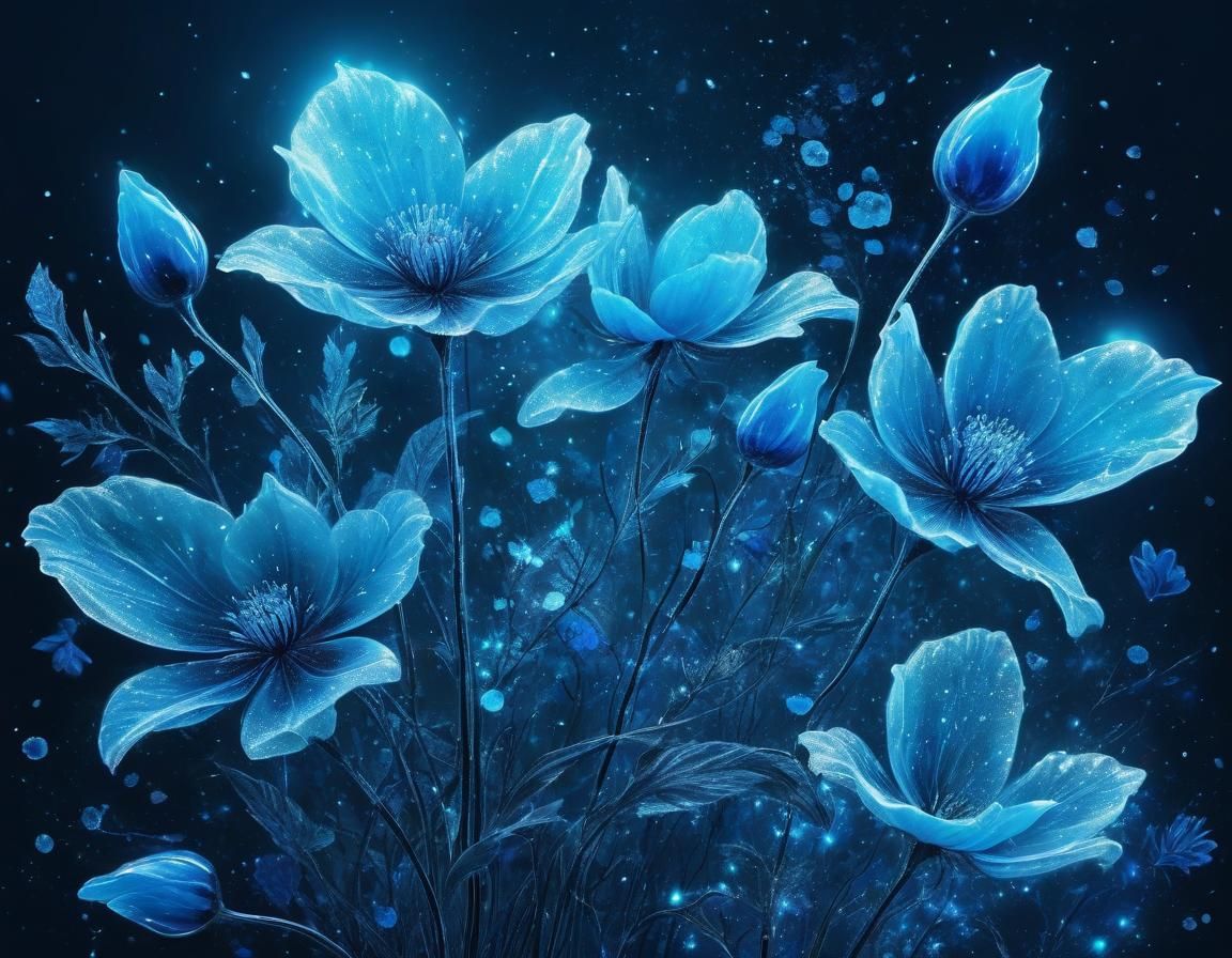 Ethereal Floral Portrait of Valerie Helena Bradford