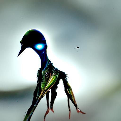 An Avian Alien Creature Concept
