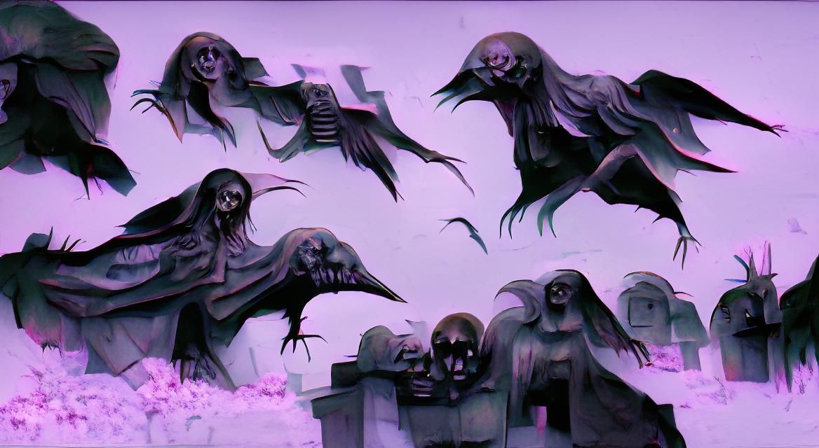 Creepy Mausoleum: A Gothic Horror Scene