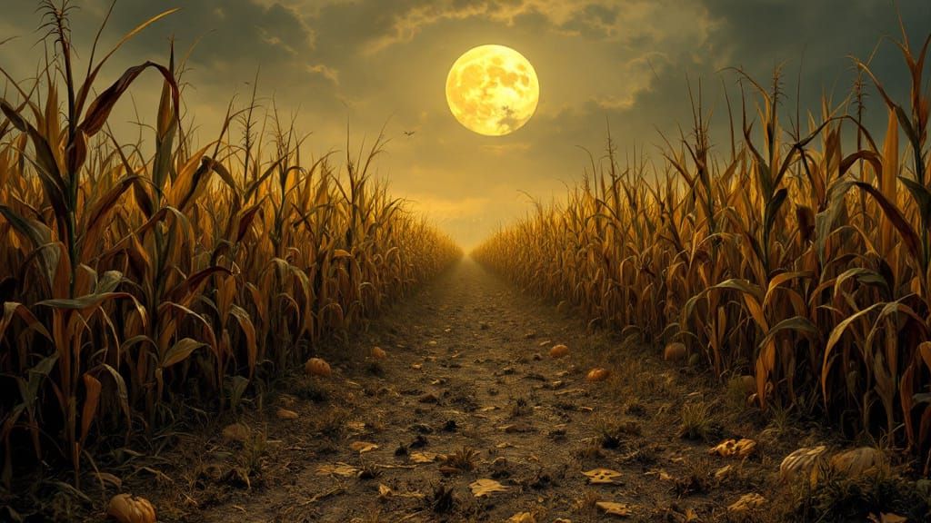 Cursed Halloween Cornfield of Ancient Secrets