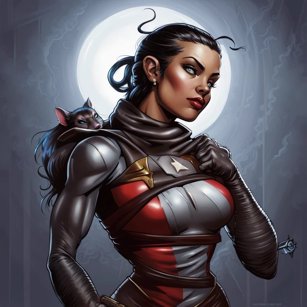 Rat Girl: Marvel-Style Comic Book Art