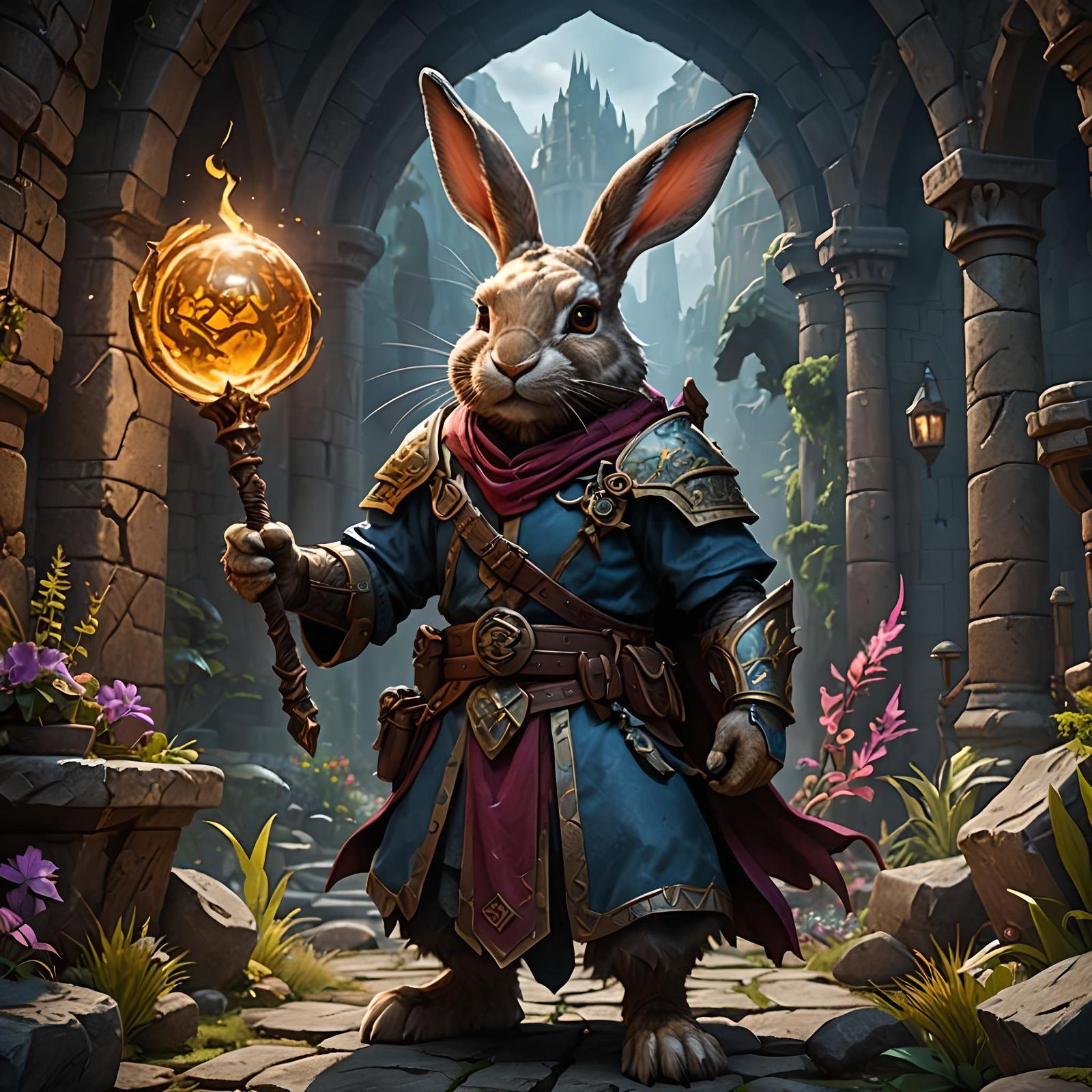 Dungeons and Dragons Rabbit Healer