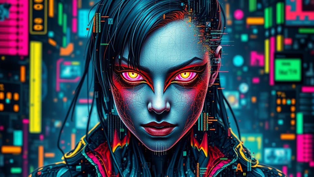 The Glitch: Digital Supervillain Glitching into Reality