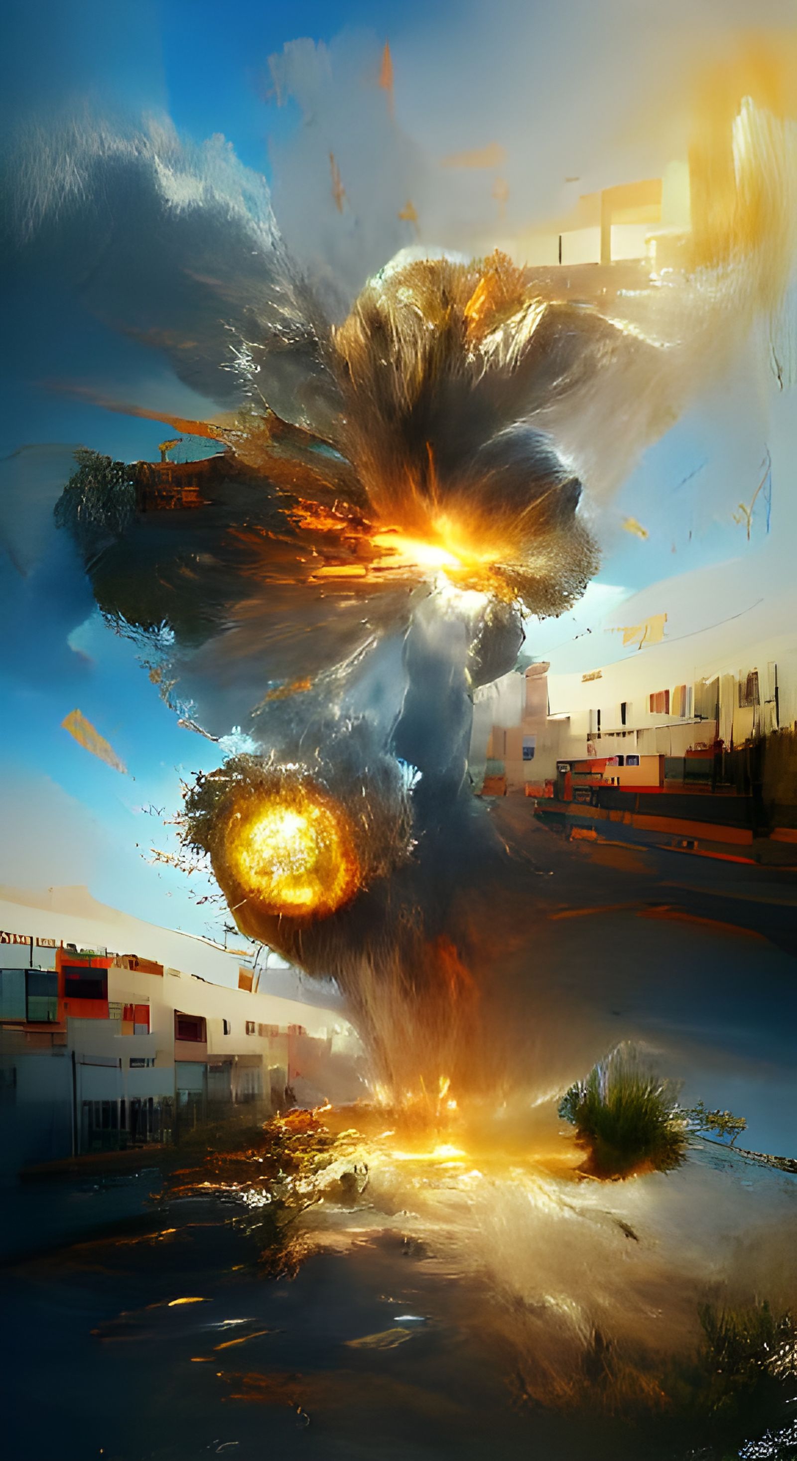 Explosion Concept Art Trending on Artstation