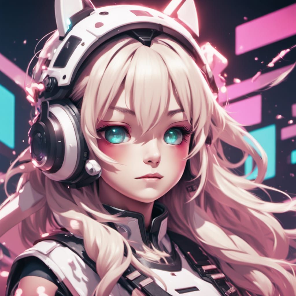 Surreal Oil Painting of Marshmello Helmet in Dreamlike Scene