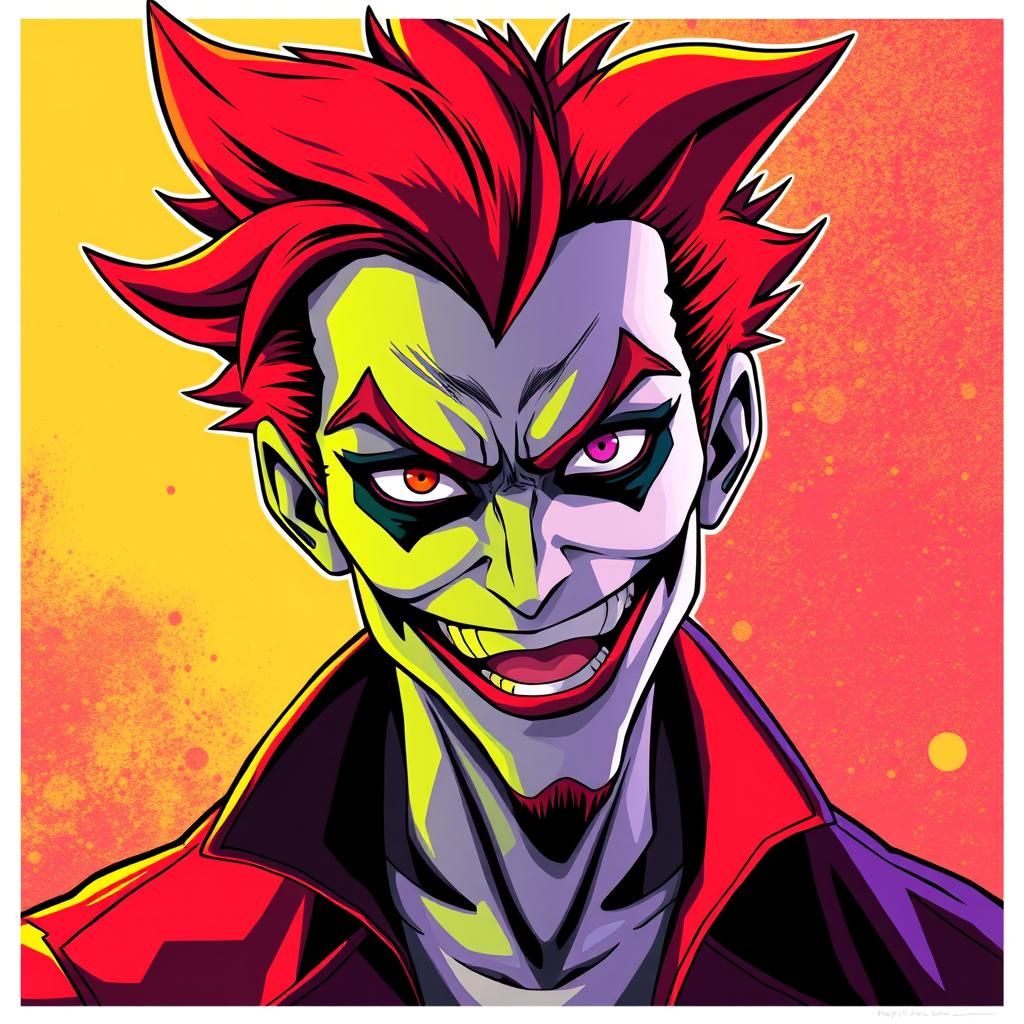 Anime Portrait in Vivid Colors