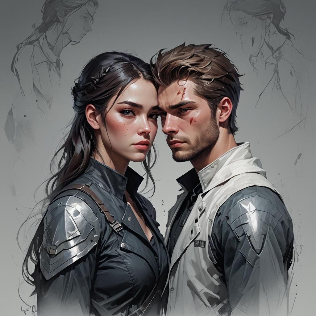 Detailed Portrait with Dynamic Lighting