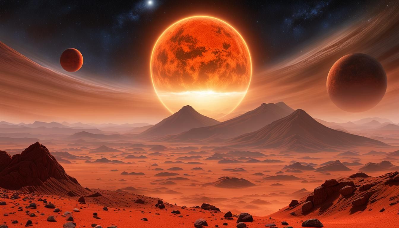 Proxima Centauri Planet: Desert World Artwork