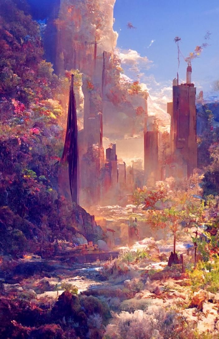 Post-Apocalyptic New York City Landscape