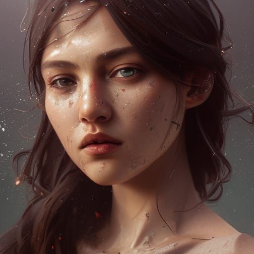 Ironclad Portrait in Hyperdetailed Art Style