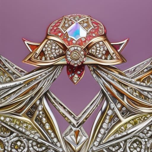 Metallic Omelette Prince: Surrealist Abstract Art