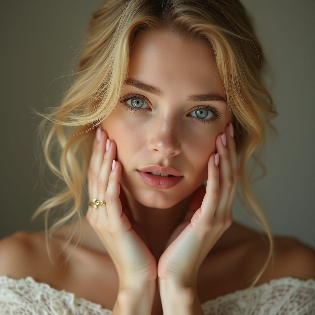 Elegant Woman in Soft Light