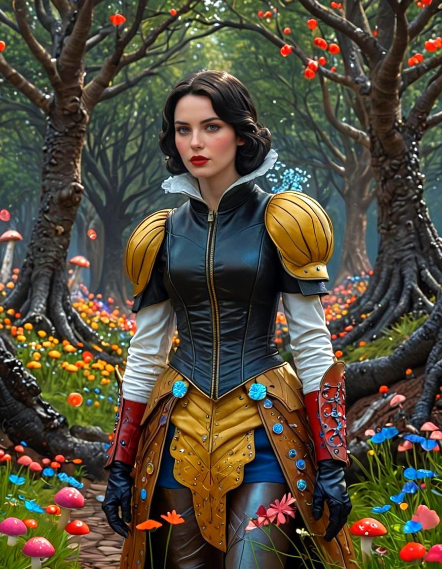 Snow White as Armored Assassin in Wonderland