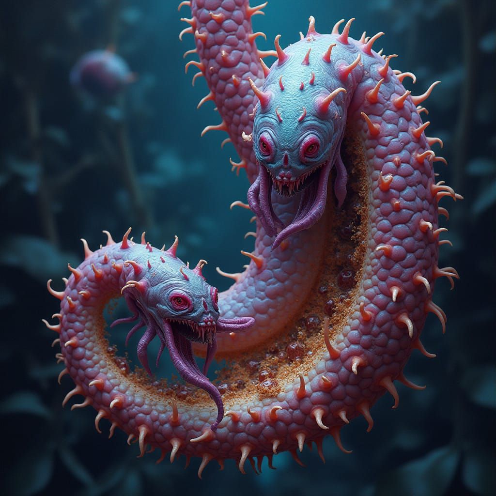 Biomechanical Parasites in Acidic Stomach Landscape