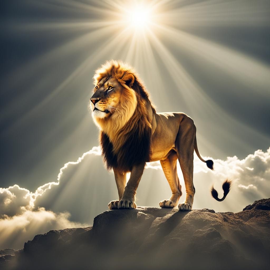 Lion in Divine Light, Soft Focus
