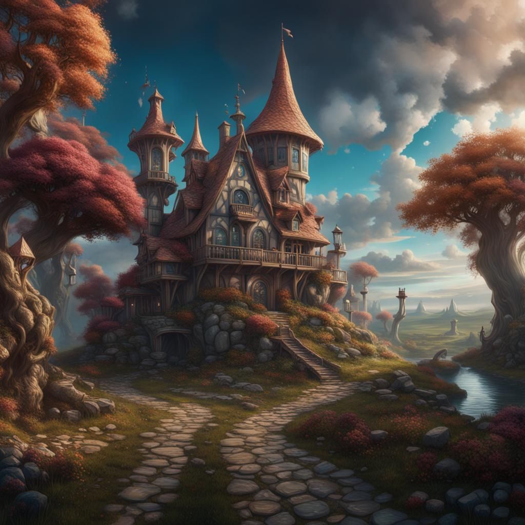 Alice and the Mad Hatter: Fantasy Concept Art