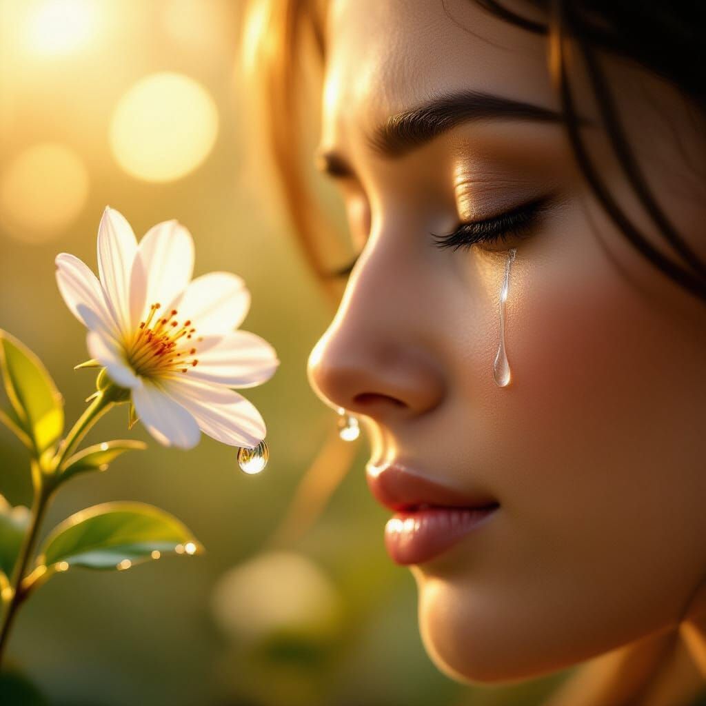 Hope Blooms From Suffering With Divine Light