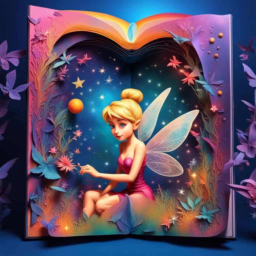 Tinkerbell pop-up book