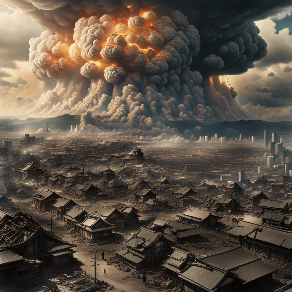 Dramatic Atomic Bombings in Japan