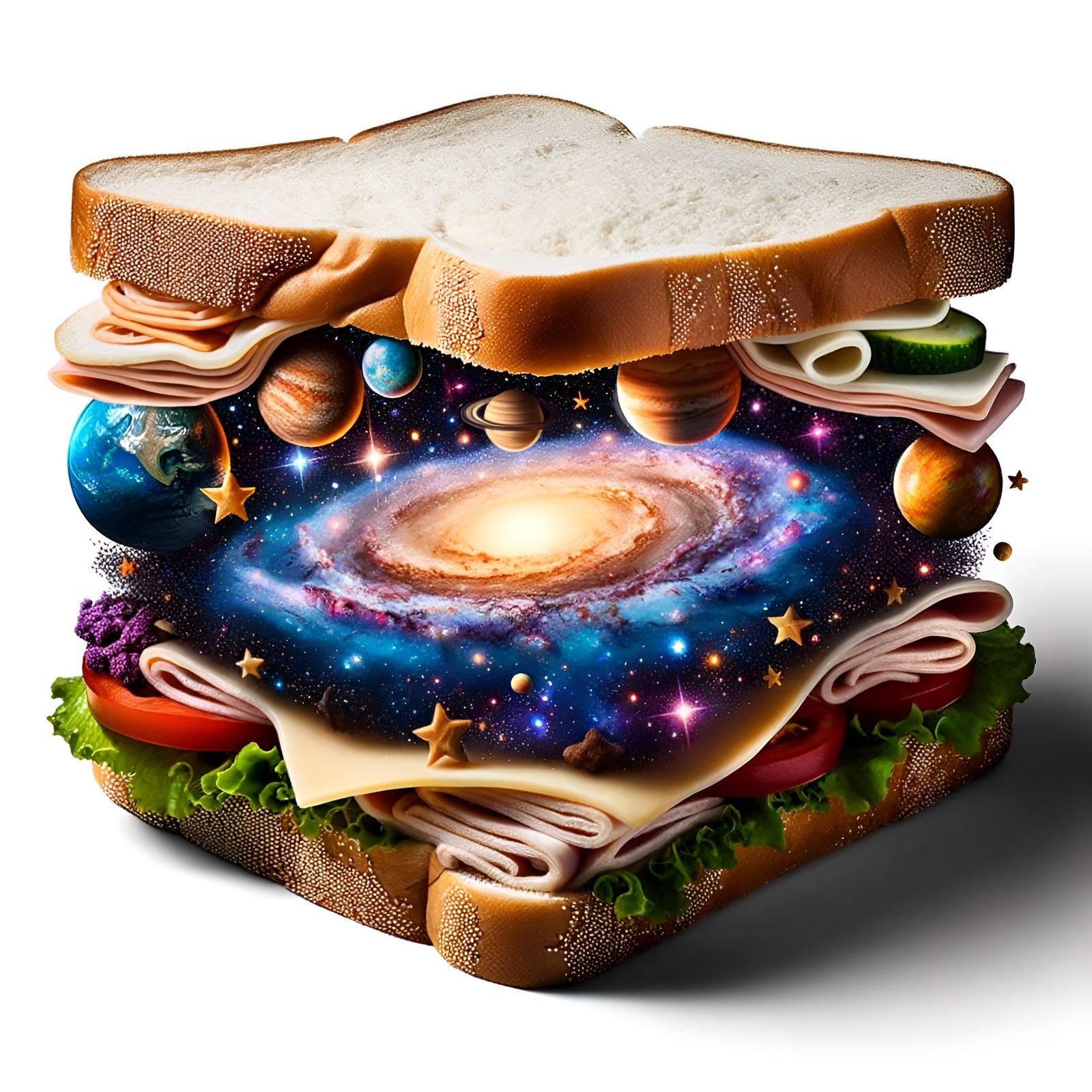 Otherworldly Galaxy Bread