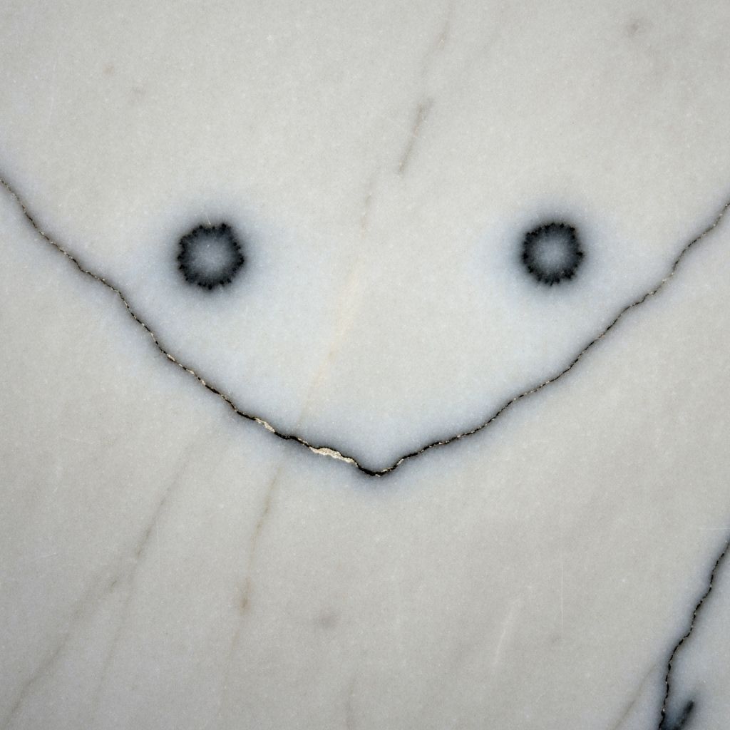 Marble Stone Texture With Face Pareidolia