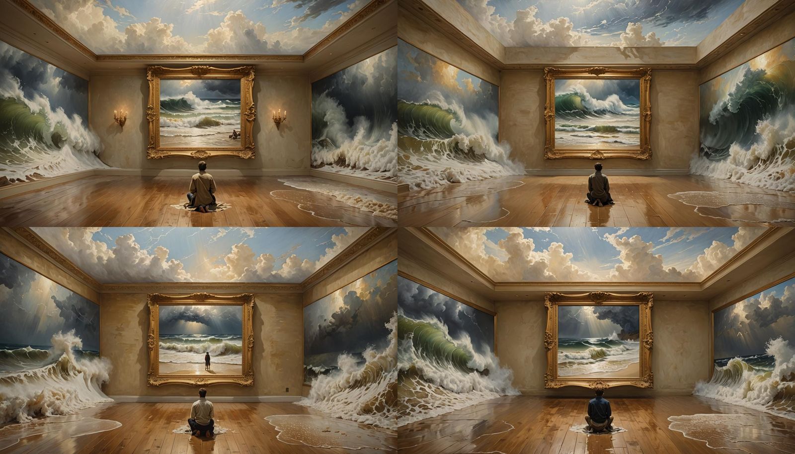 Contained Tension: 19th Century Realism Scene