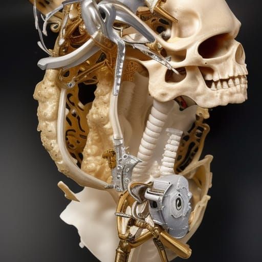 Severe Hand Fracture: Dark Medical Concept Art