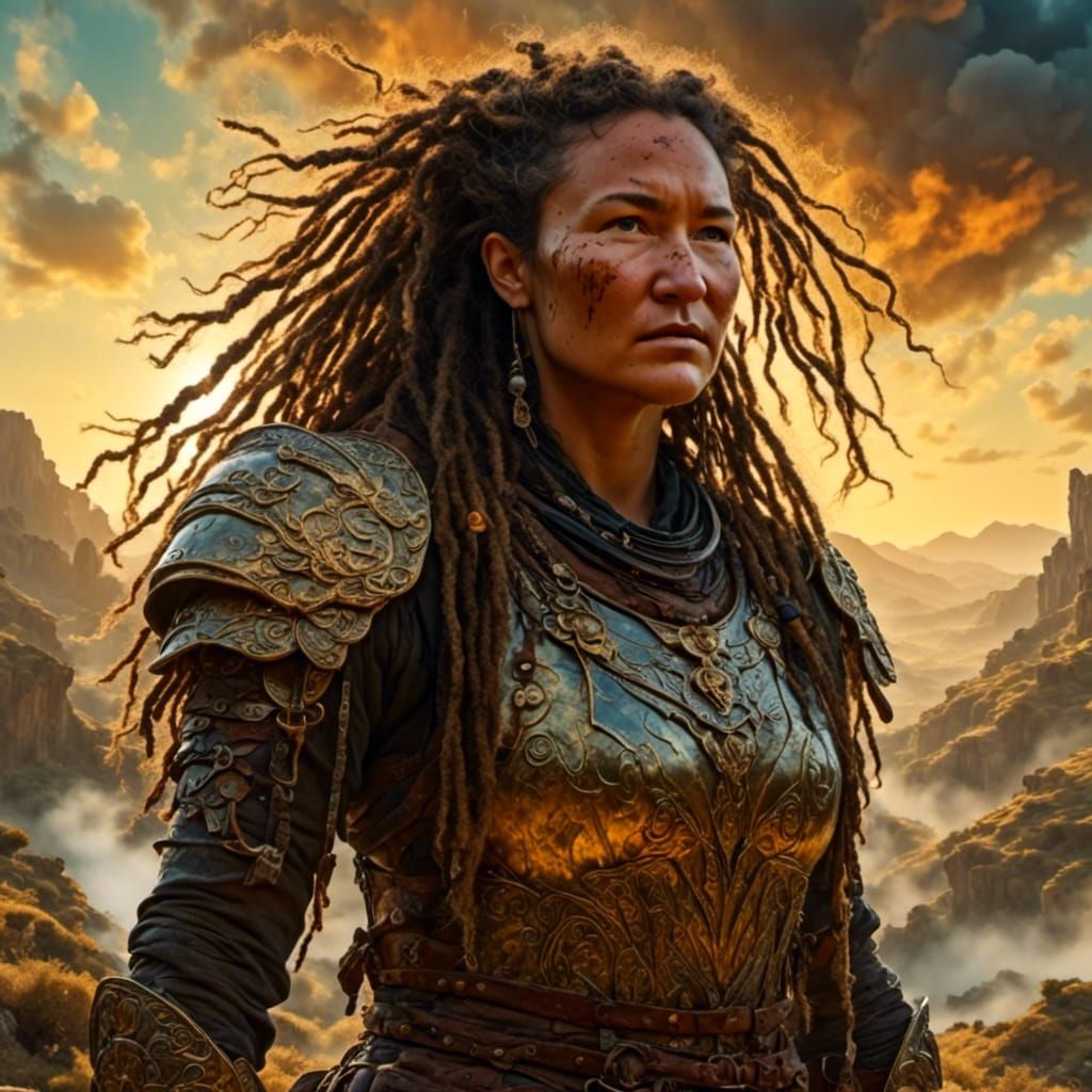 <lora:Fantasy Glow:1.0> <lora:Ethereal Fantasy:1.0> <lora:IndigenousWoman:1.0> Ethereal Hyperrealistic fantasy dramatic ...