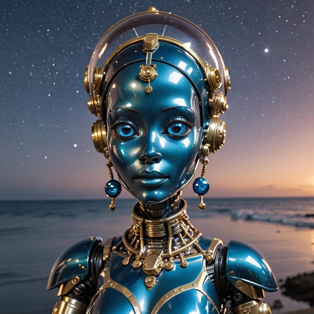 Robotic Bubble Goddess #140