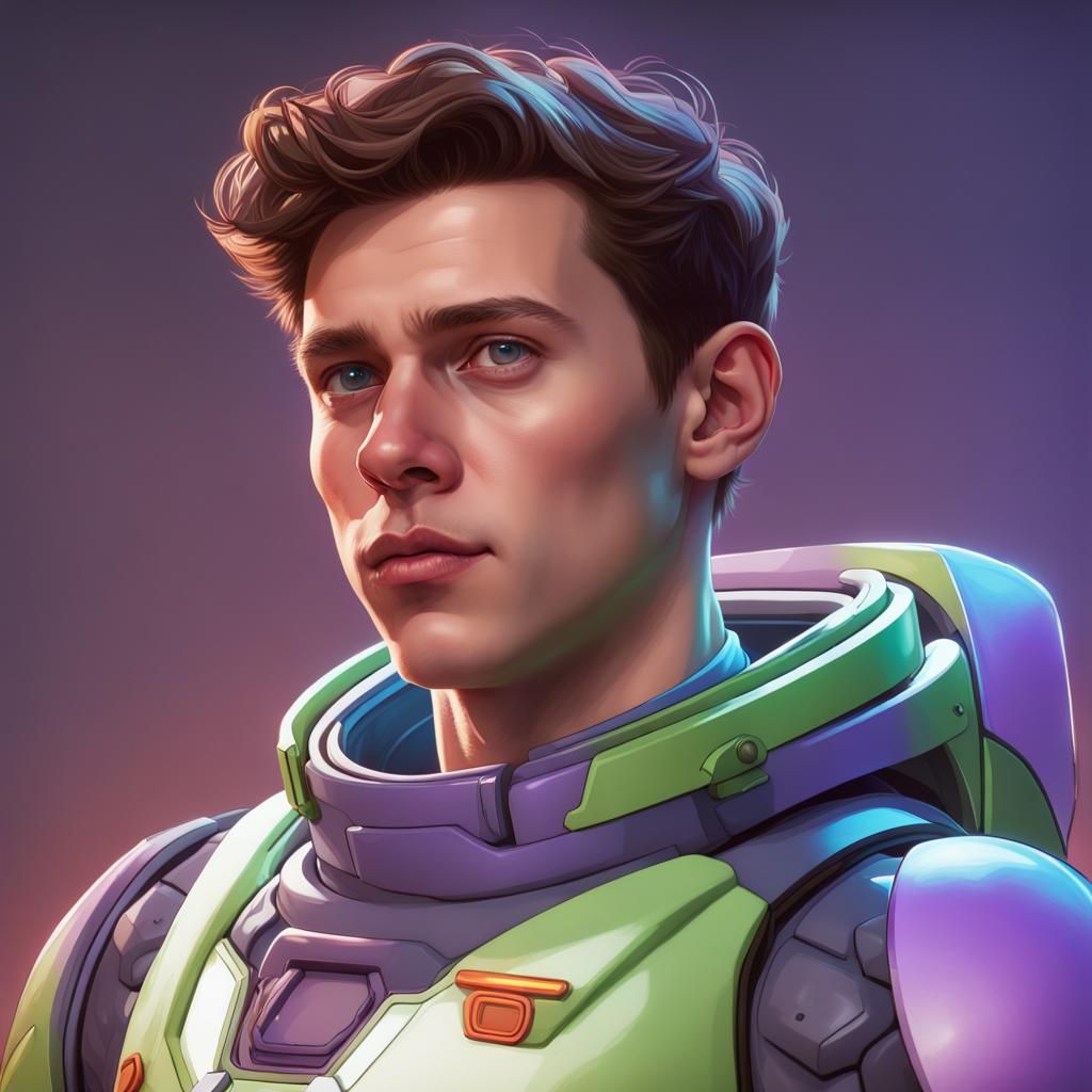 Astronaut Likeness in Space Ranger Portrait