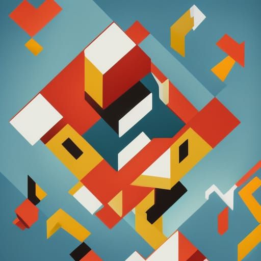 Nintendo in Geometric Fauvism Style