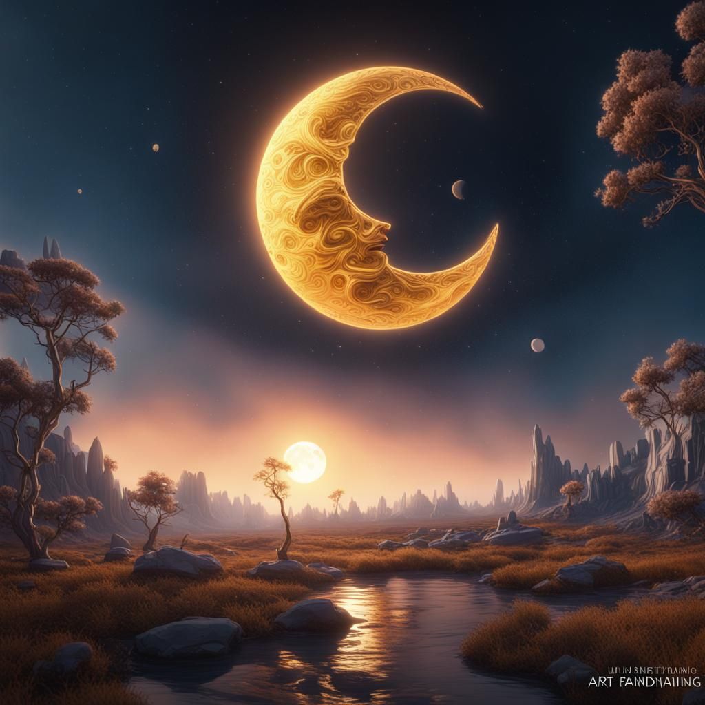 Fantastical Unrequited Love Between Sun and Moon