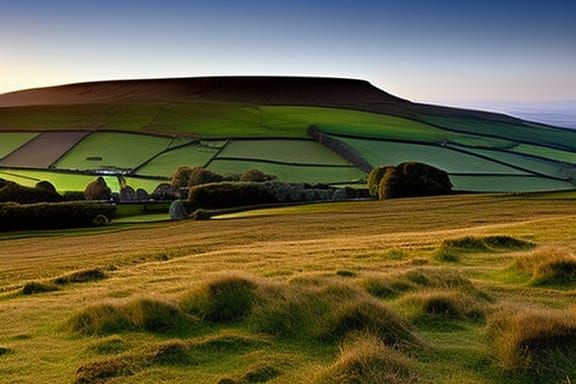 Pendle Hill Sunset: Fine Art Landscape Photograph