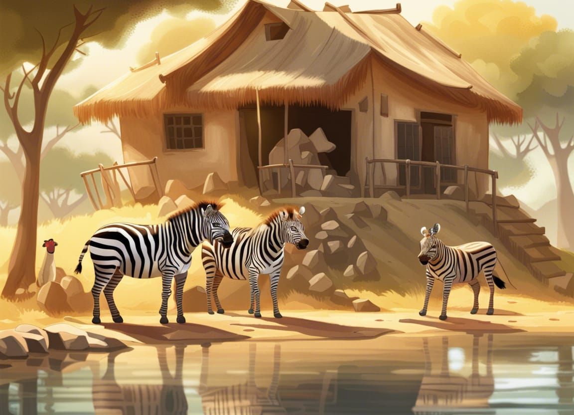 Cozy African Home Built by Zebras, Lions, and Hippos