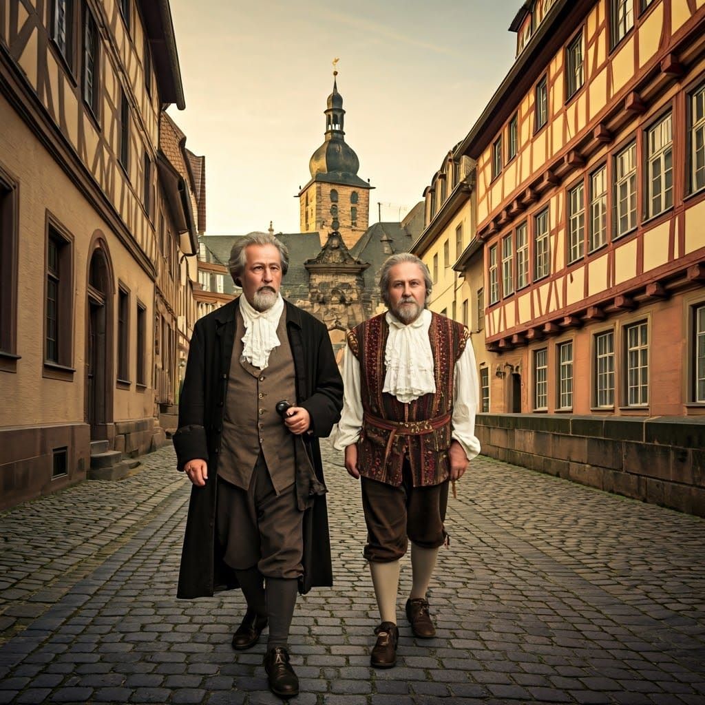 Faust Walks through 16th-Century German City in Poetic Renai...