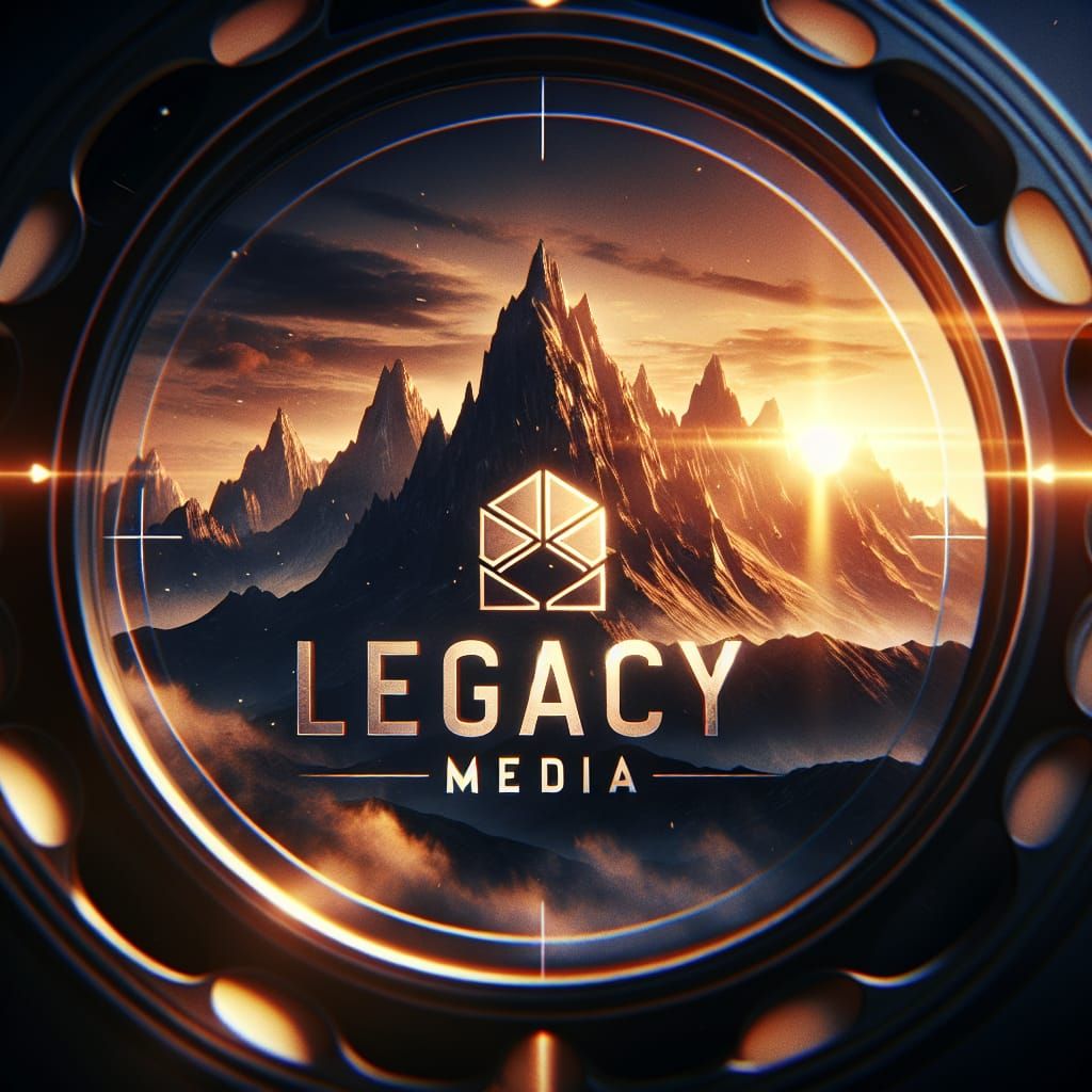 Dramatic Logo for Legacy Media in Cinematic Style