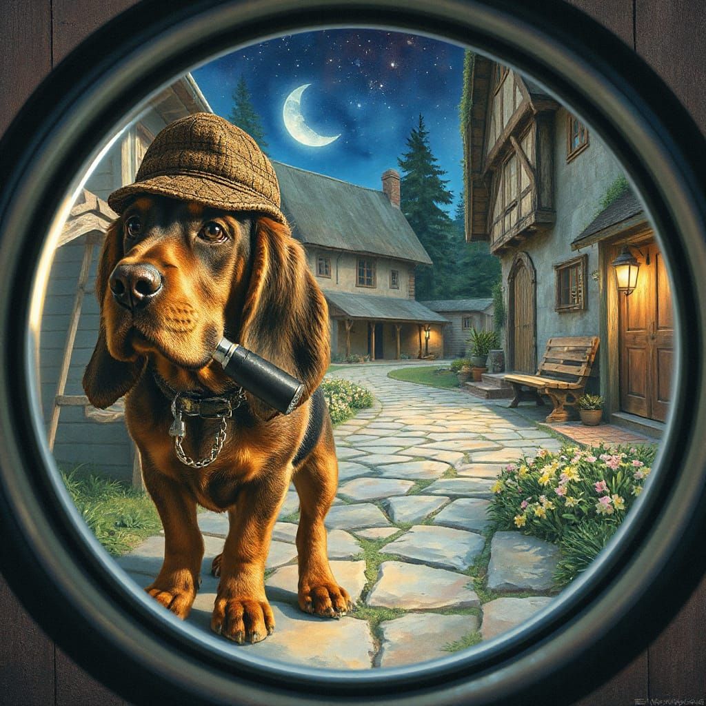 Basset Hound Detective Finds Bigfoot Clue in Spring Village