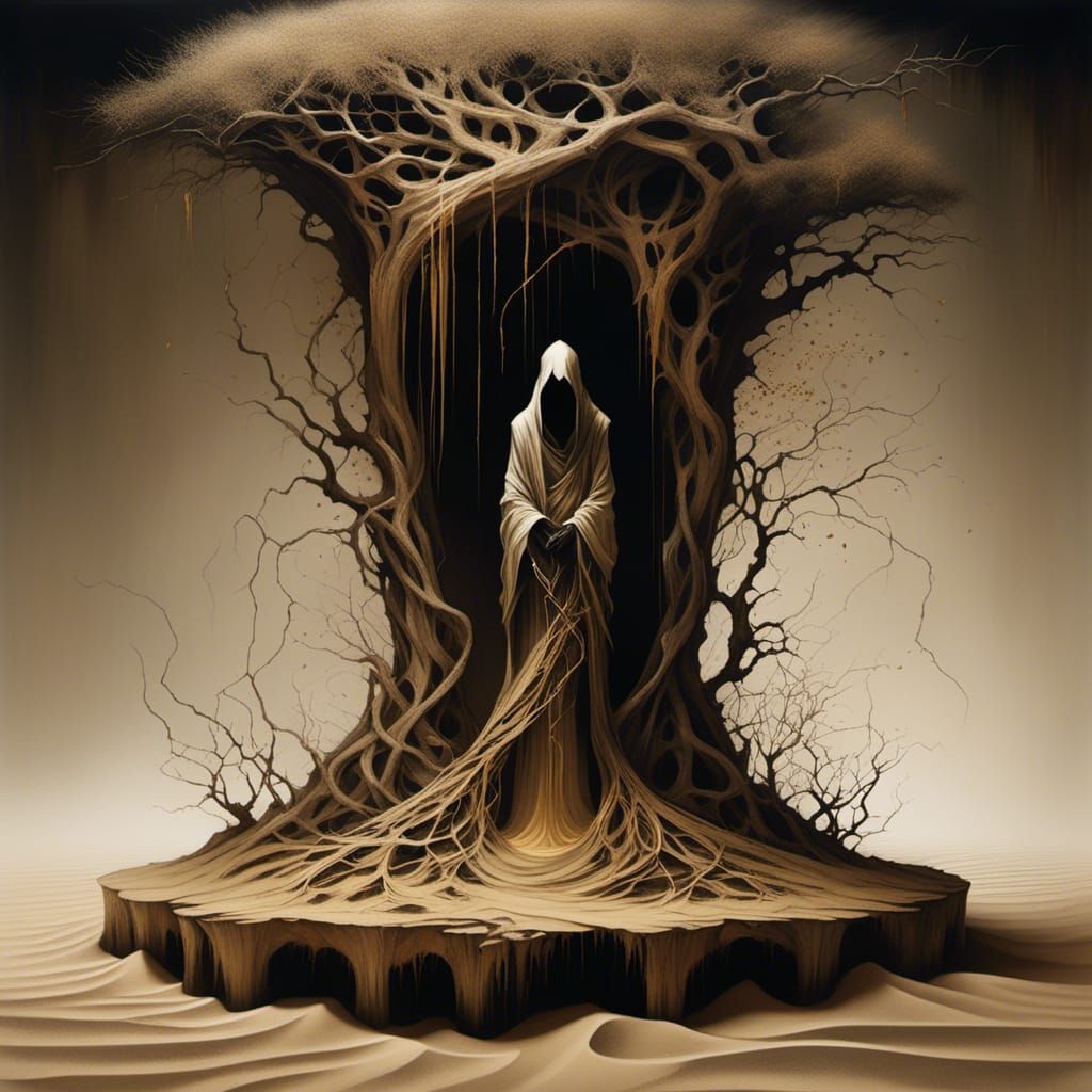 Hourglass of Forgiveness: Roots to Golden Sand