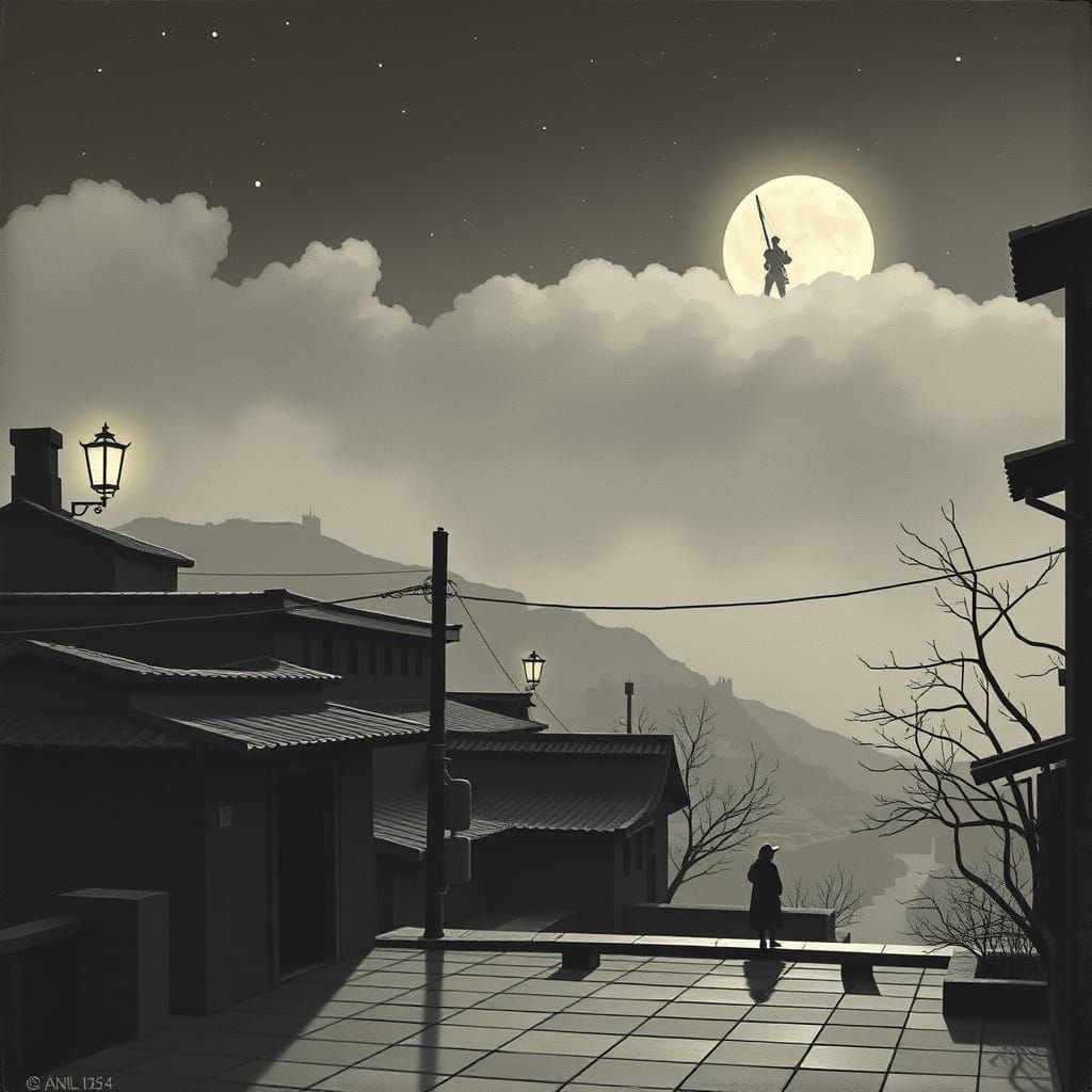 Diverse Artistic Styles Blend into Unique Composition