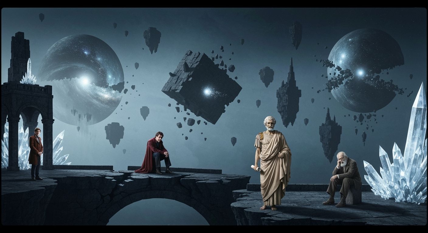 Lost City of Impossible Geometry in Cinematic Film Style