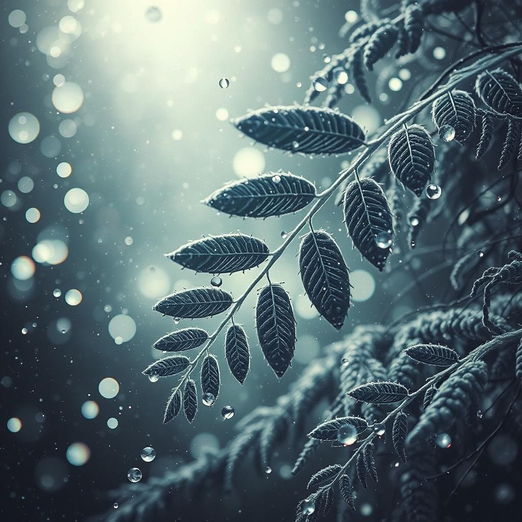 Ethereal Letter J in Dreamy Abstract Expressionism