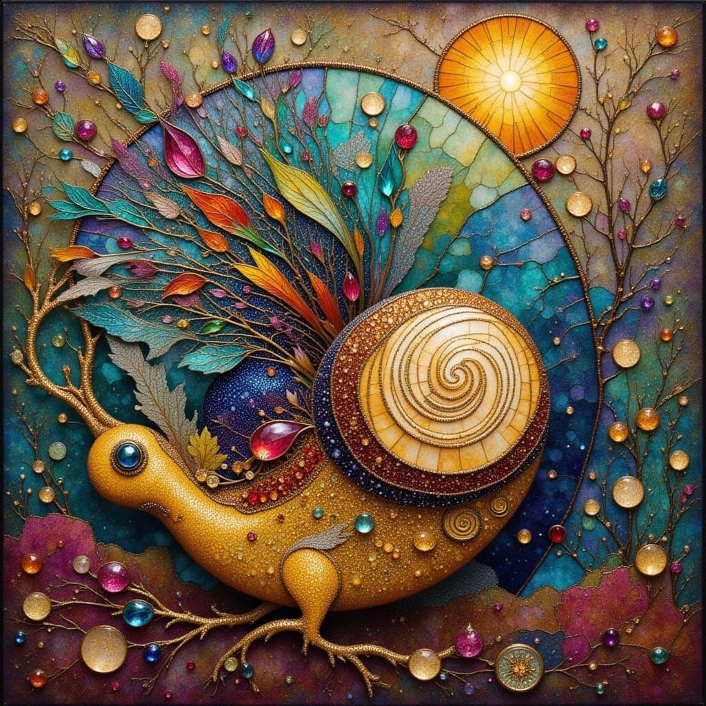 Abstract Sparkle and Soundscape in Digital Art