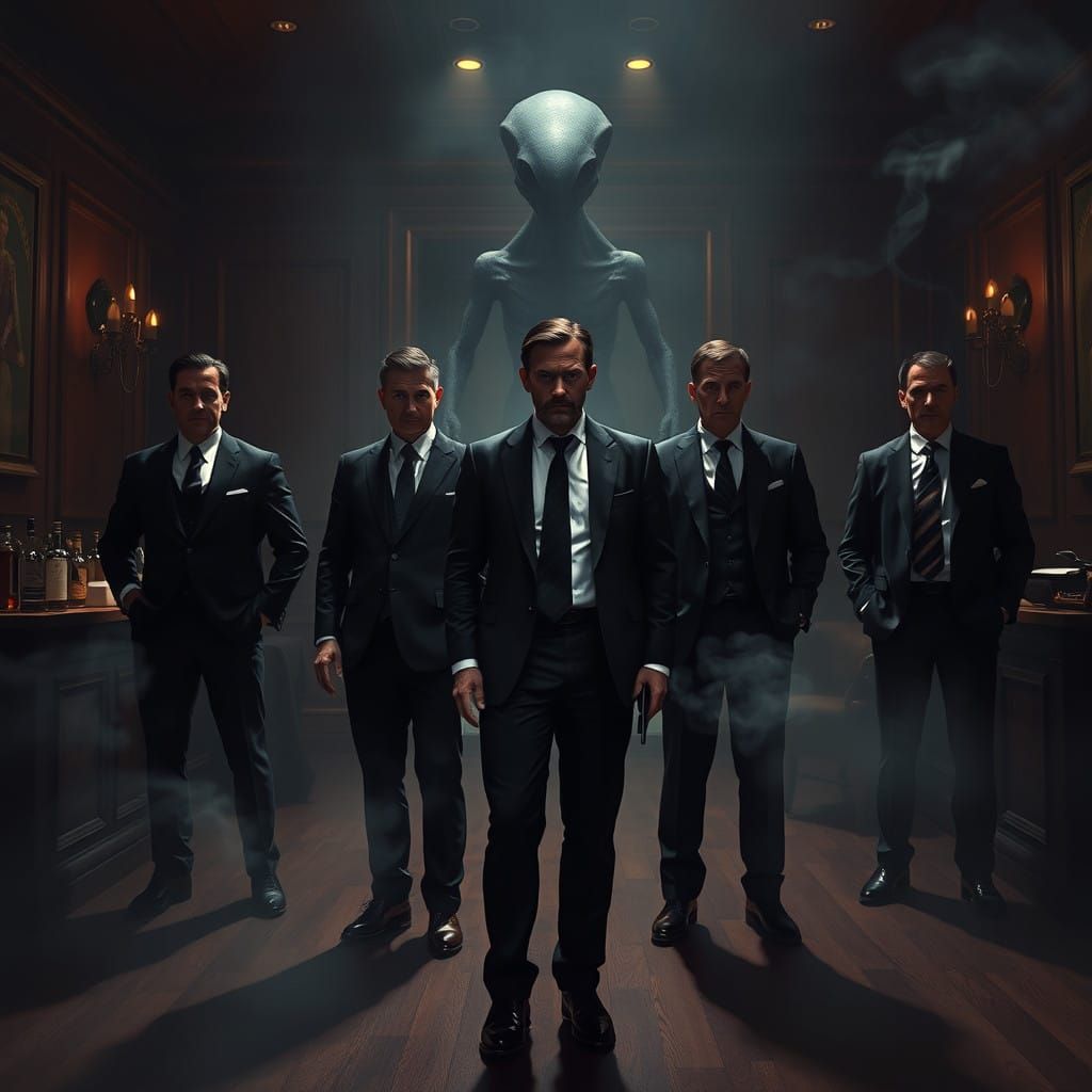 Men in Black Encounter a Sinister Alien Presence in a Bourbo...