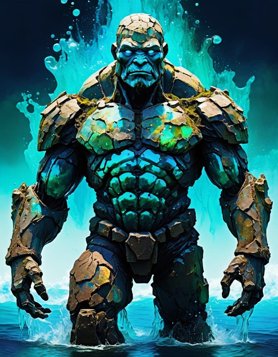 Ethereal Ocean Golem in High Definition
