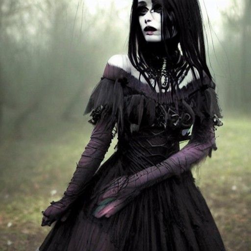 AI Generated Image of a Dark Princess