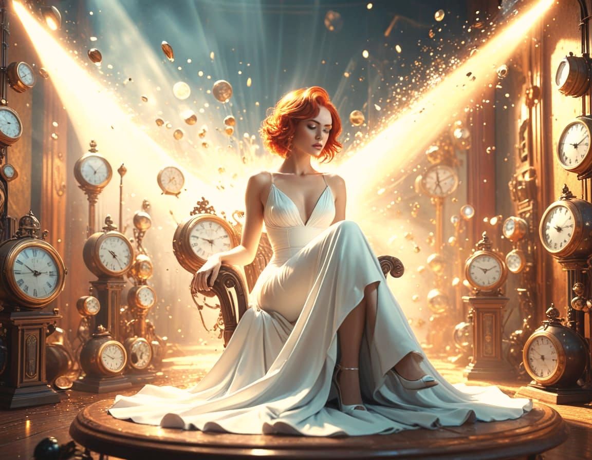 Surrealistic Masterpiece in Filmic 3D Style