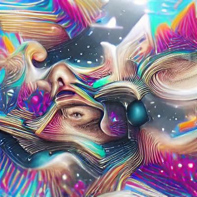 Dyslexia: Holographic Astral Cosmic Illustration