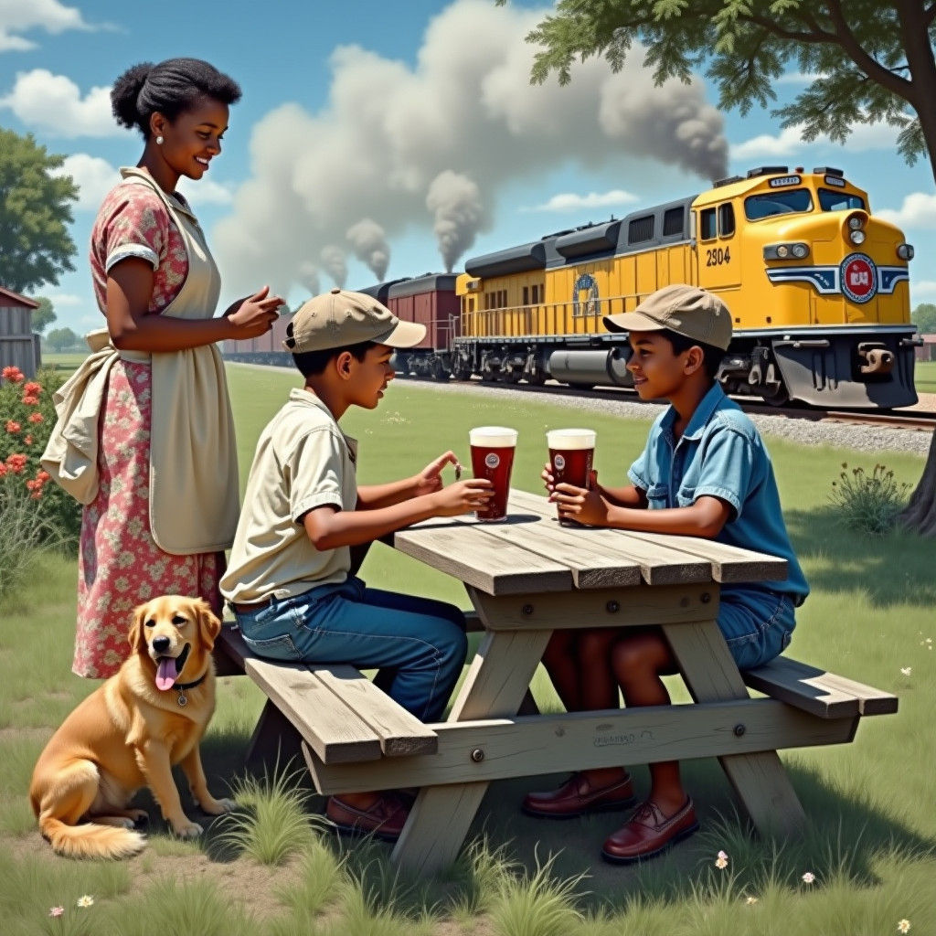 Nostalgic Summer Afternoon in the American South