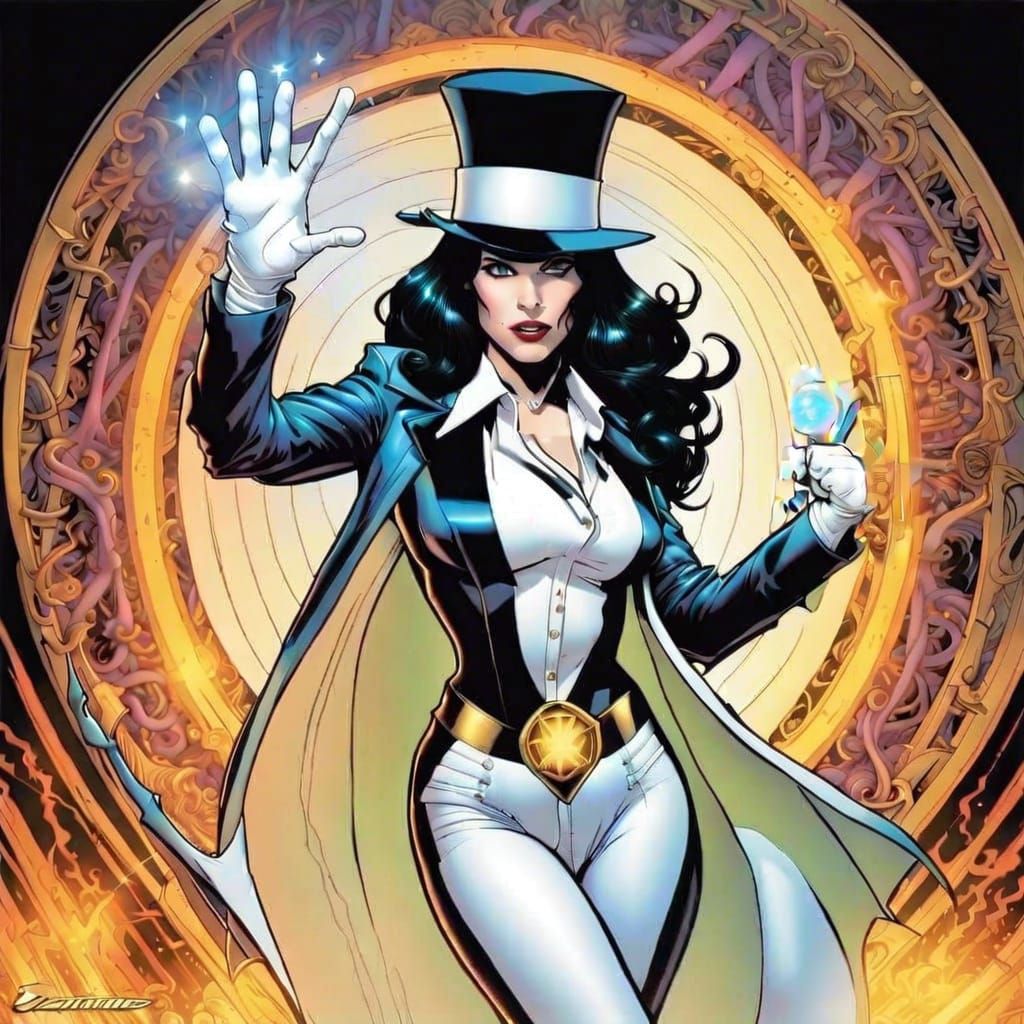 Sorceress in Psychedelic Limbo, Comic Art Style